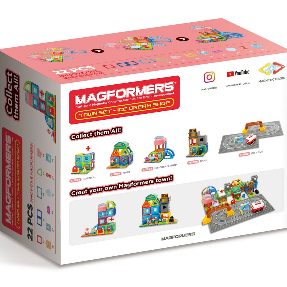 TOWN SET - ICE CREAM – Bộ Cửa hàng bán kem 22 mảnh