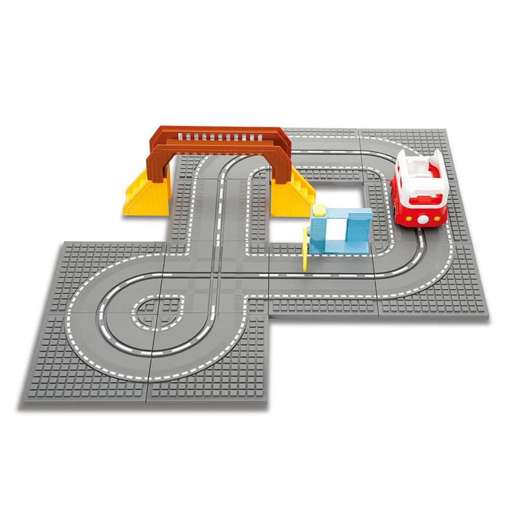 TOWN SET – CITY BUS – Bộ Xe buýt thành phố 16 mảnh