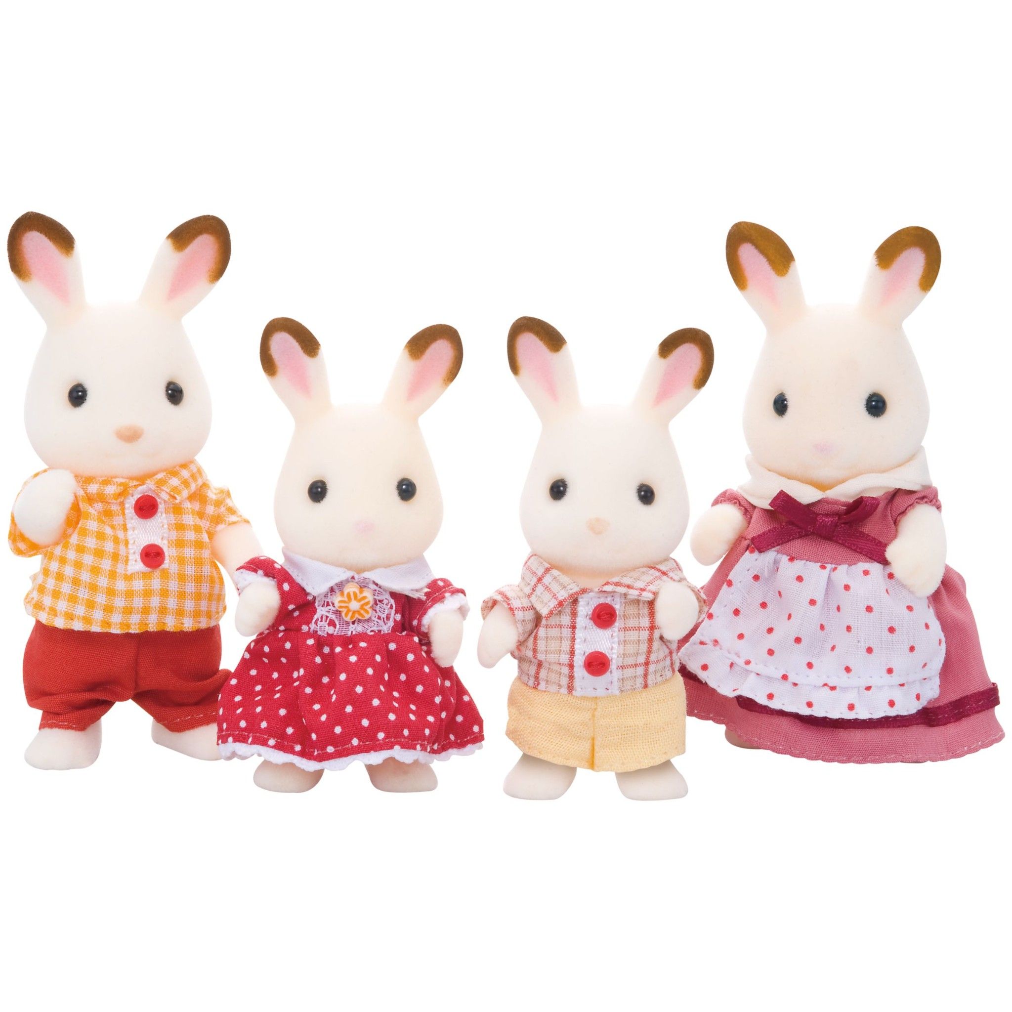 Chocolate Rabbit Family