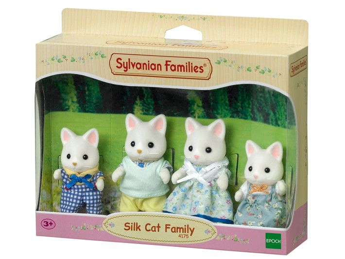 Gia đình Mèo Mượt (4 thành viên) - Silk Cat Family