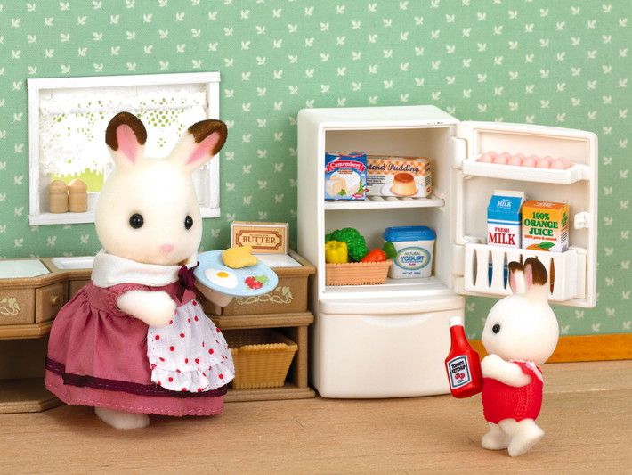 Bộ Tủ Lạnh Kèm Thức Ăn - Refrigerator Set