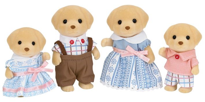Gia Đình Chó Vàng (4 Thành Viên) - Yellow Labrador Family