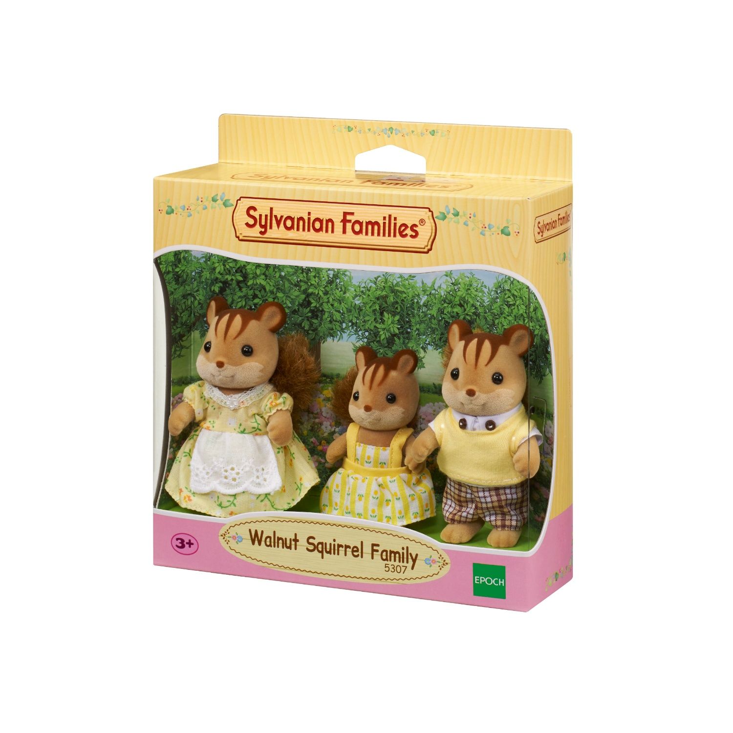 Walnut Squirrel Family (3 members)