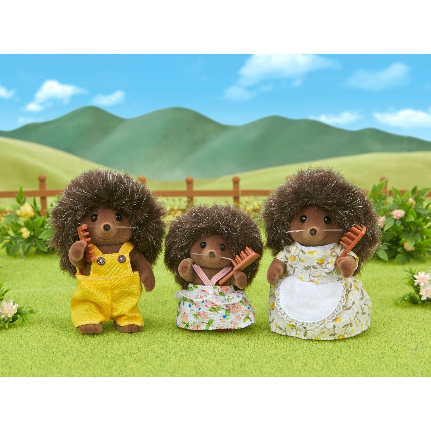 Hedgehog Family (3 members)