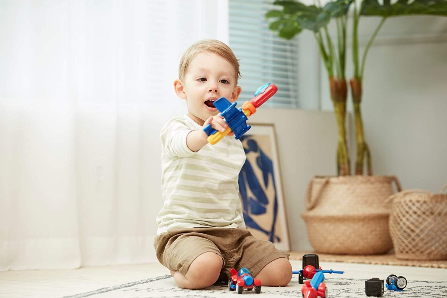 STICK-O CITY SET (16P) - Bộ Phương tiện giao thông 16 mảnh