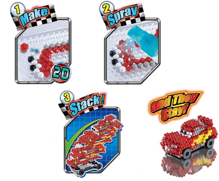 Bộ AQB _ Mô Hình Xe Hơi 3D Lightening McQueen