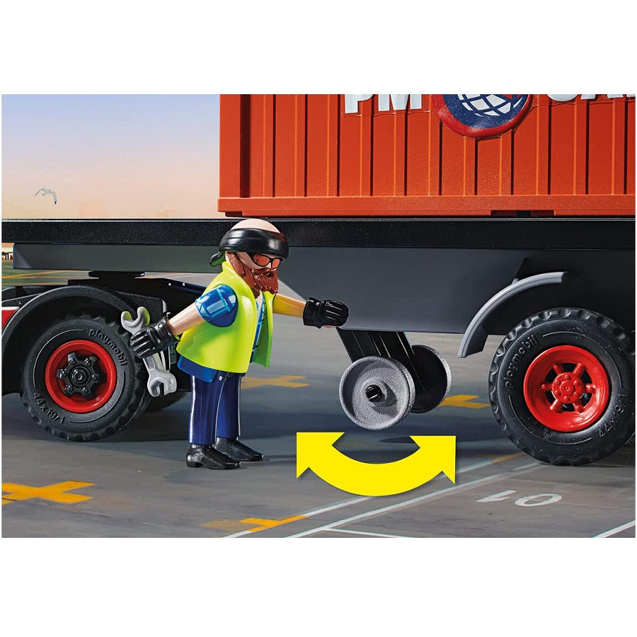 Mô hình Xe container