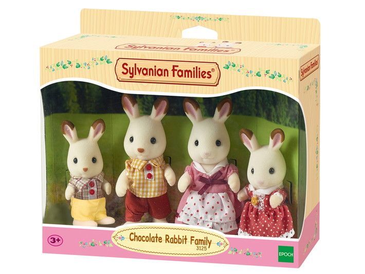 Chocolate Rabbit Family