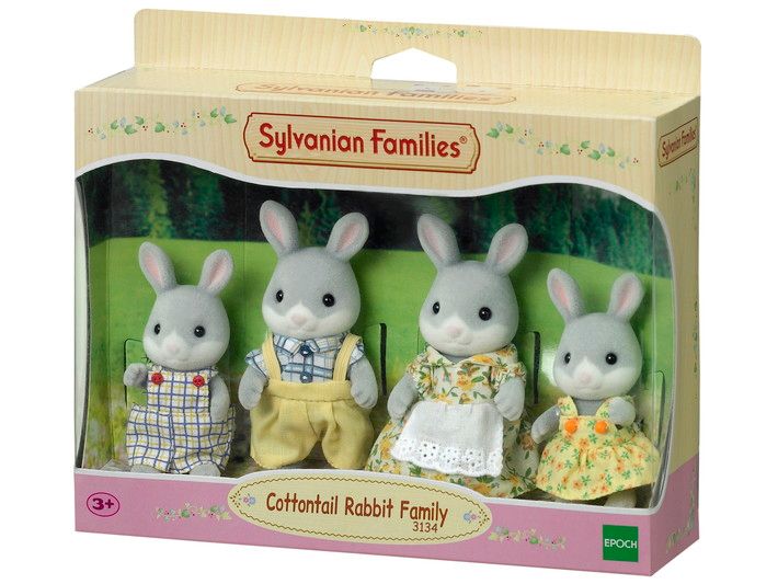 Cottontail Rabbit Family