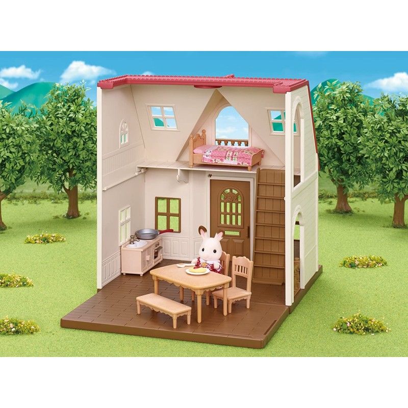 Nhà Thỏ Cosy Cottage Mái Ngói Đỏ