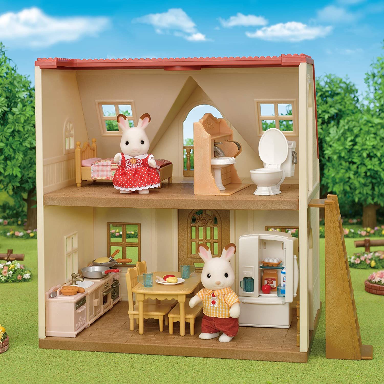 Bộ nội thất vui nhộn thỏ ba - Playful Starter Furniture Father Set
