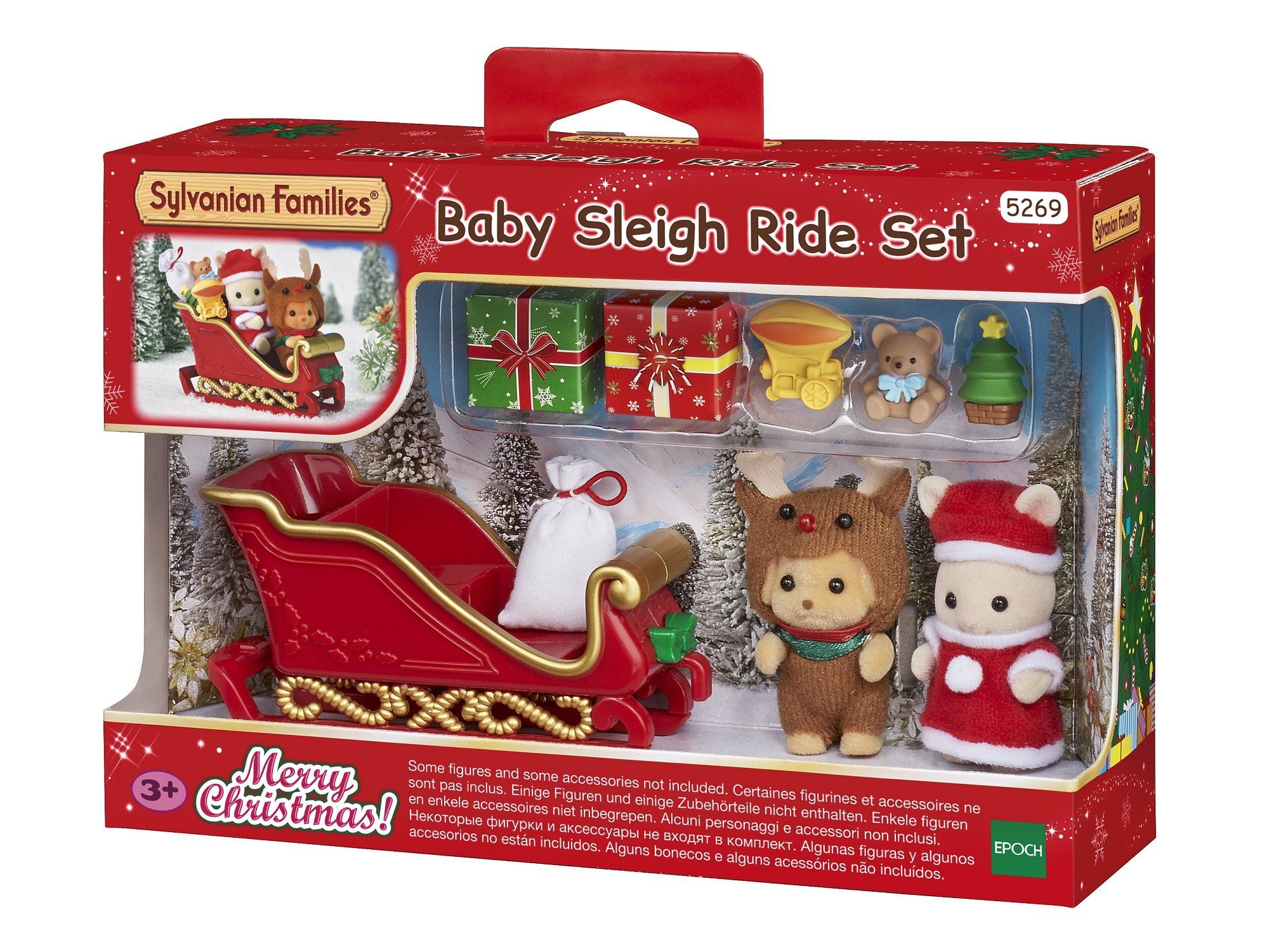 Bộ Xe Trượt Tuyết Noel - Baby Sleigh Ride Set