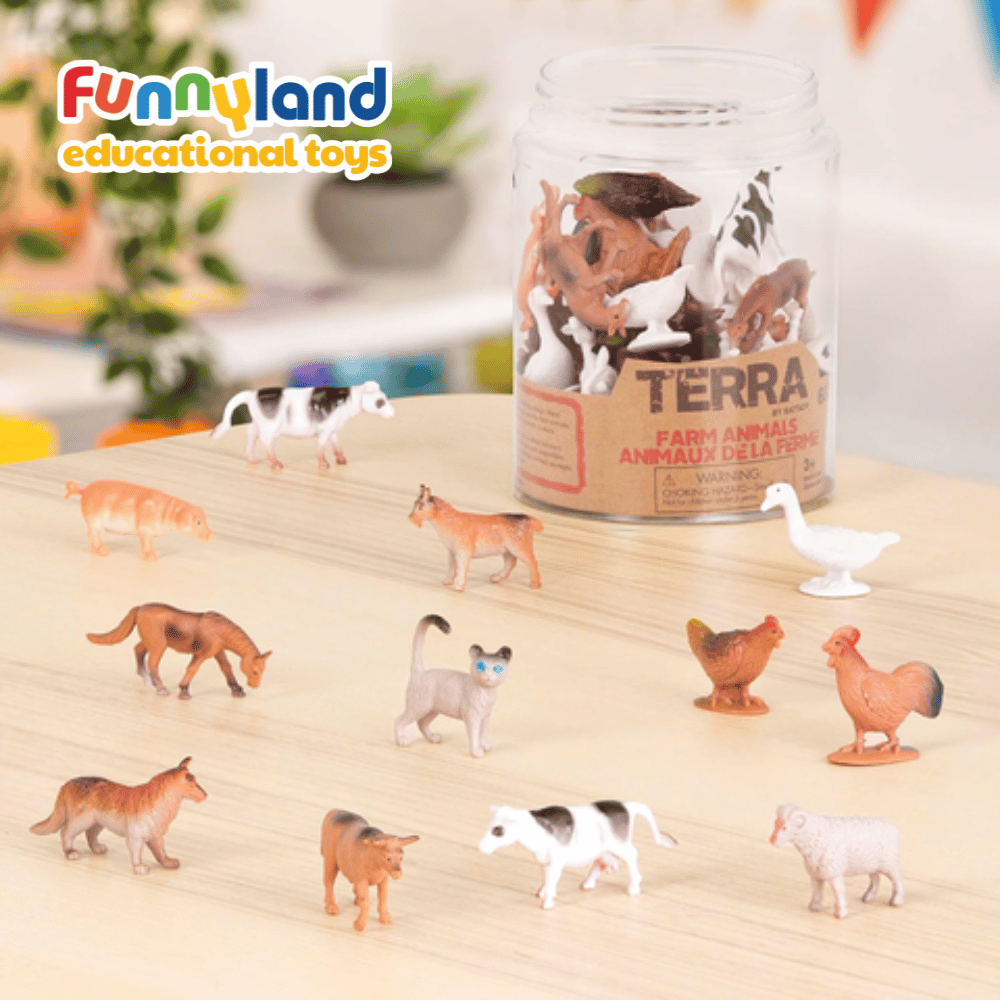 Đồ chơi mô hình động vật Terra - Ống động trang trại