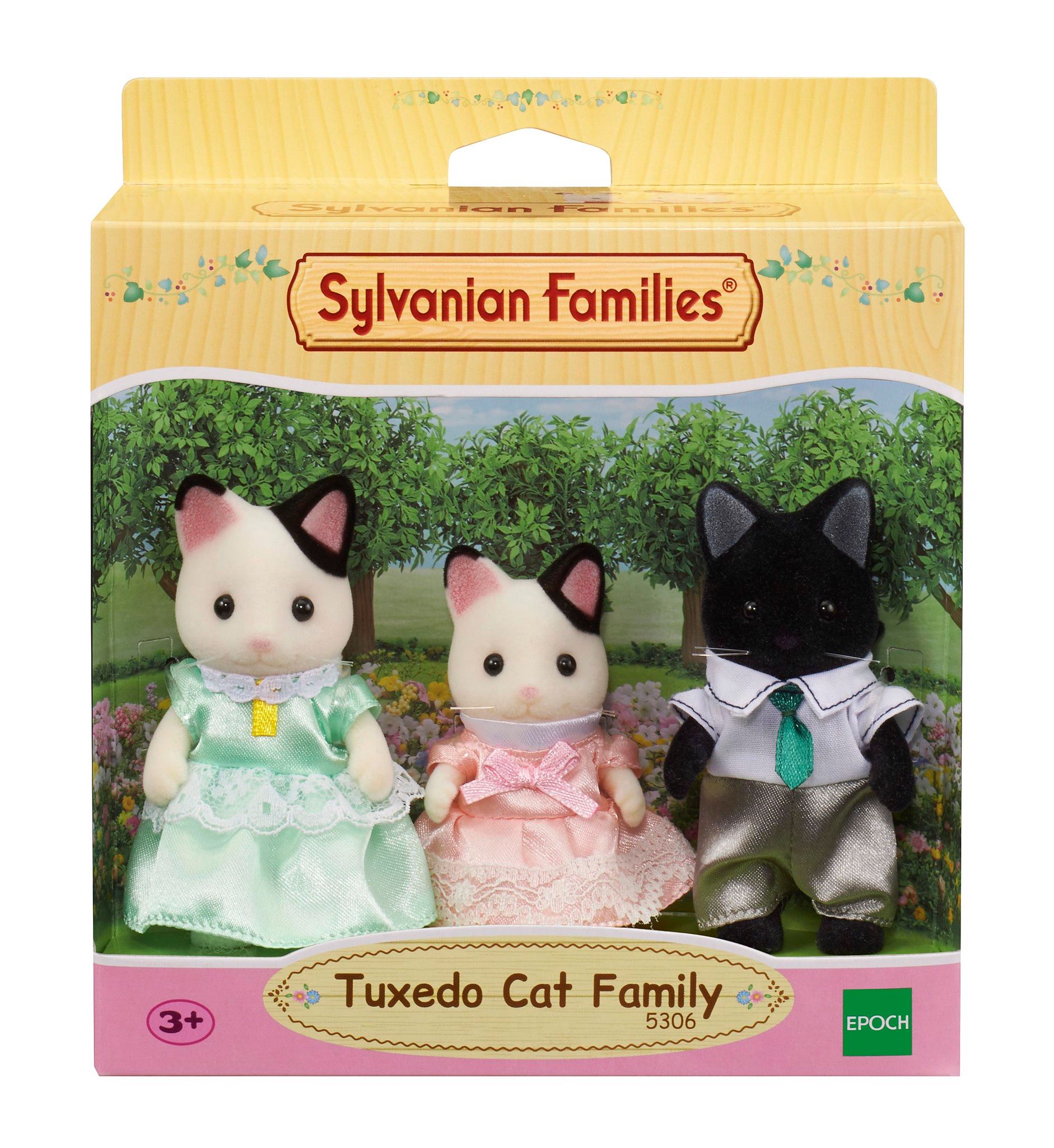 Marlowe Tuxedo Cat Family (3 members)