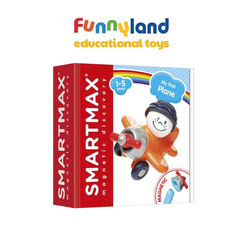 Đồ chơi xếp hình nam châm SmartMax Máy Bay Vui Nhộn