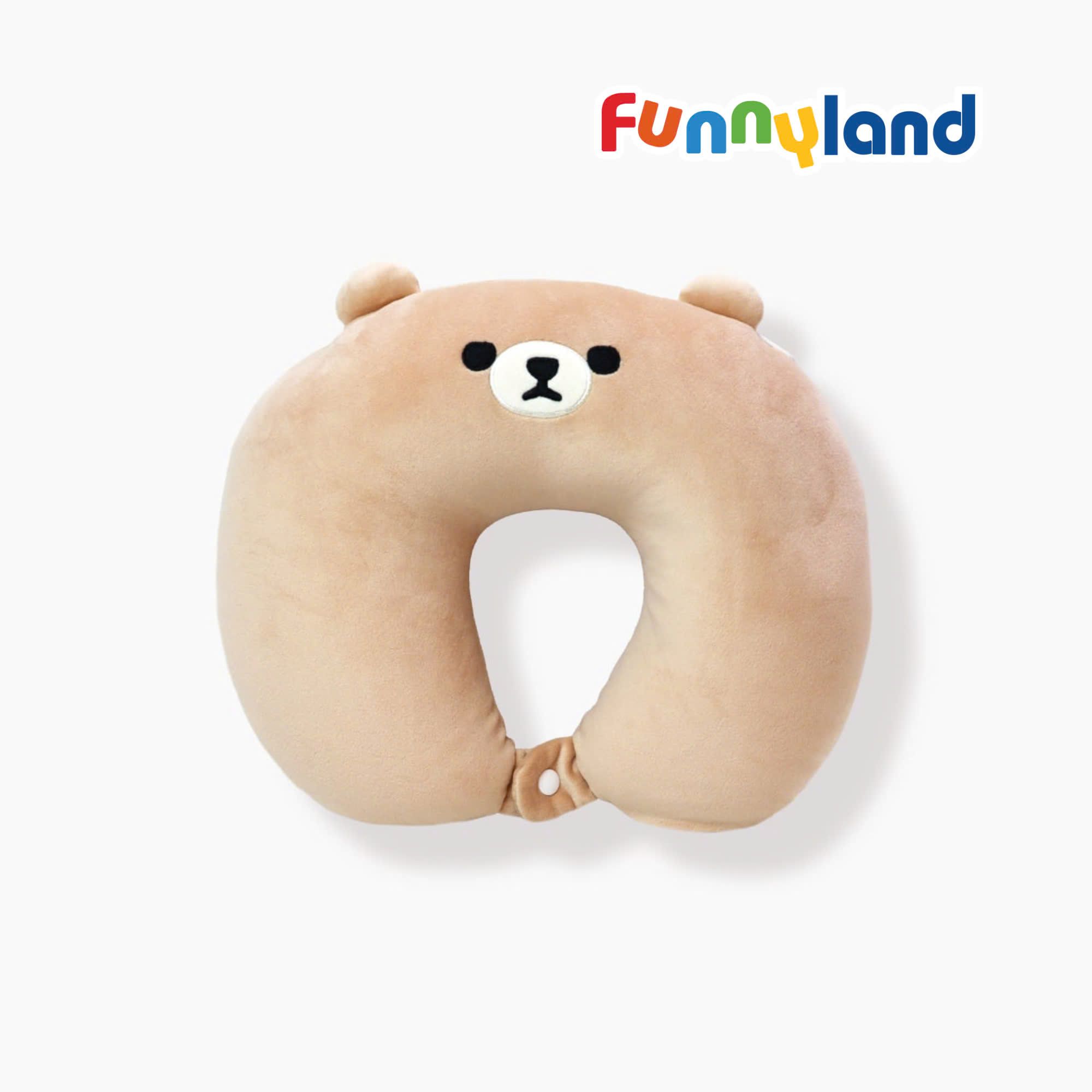 Phụ kiện Thú bông MofmoFriends Reversible Neck Pillow - Bear