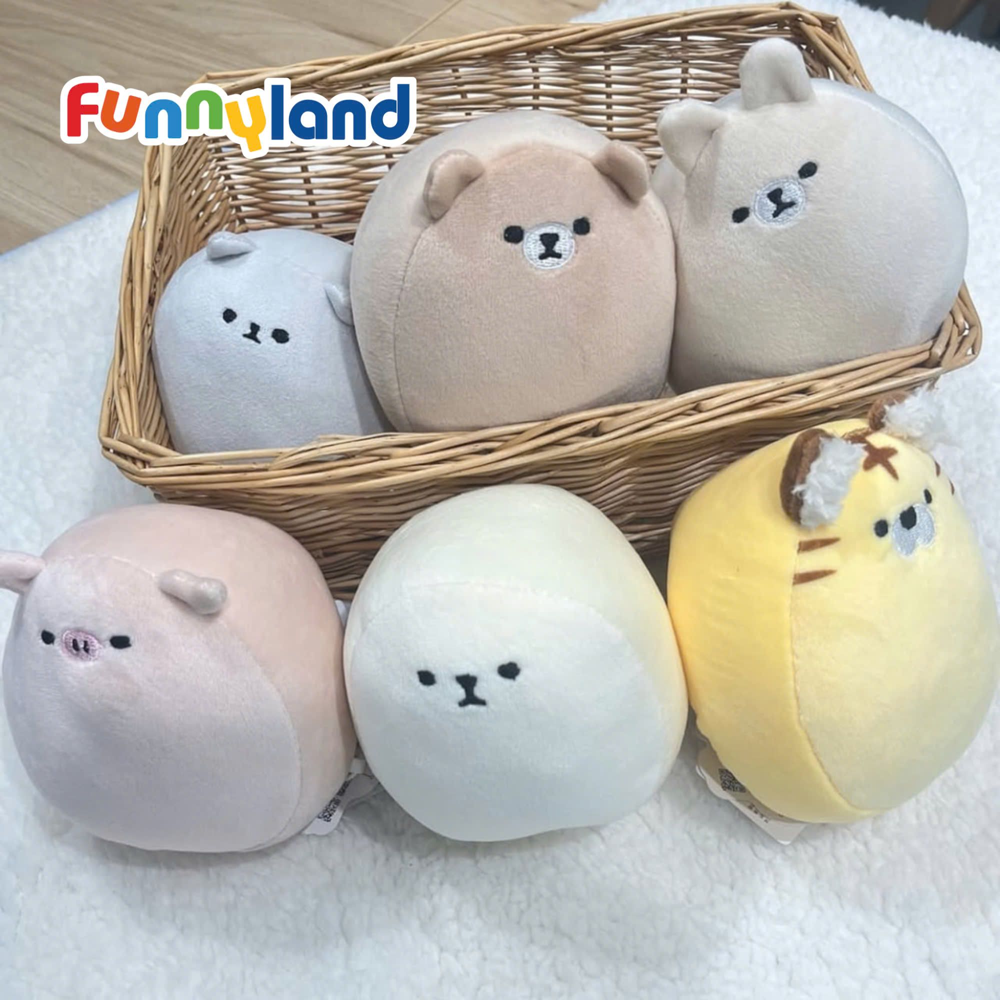 Phụ kiện thú bông MofmoFriends Mini Cushion - Bichon Frize