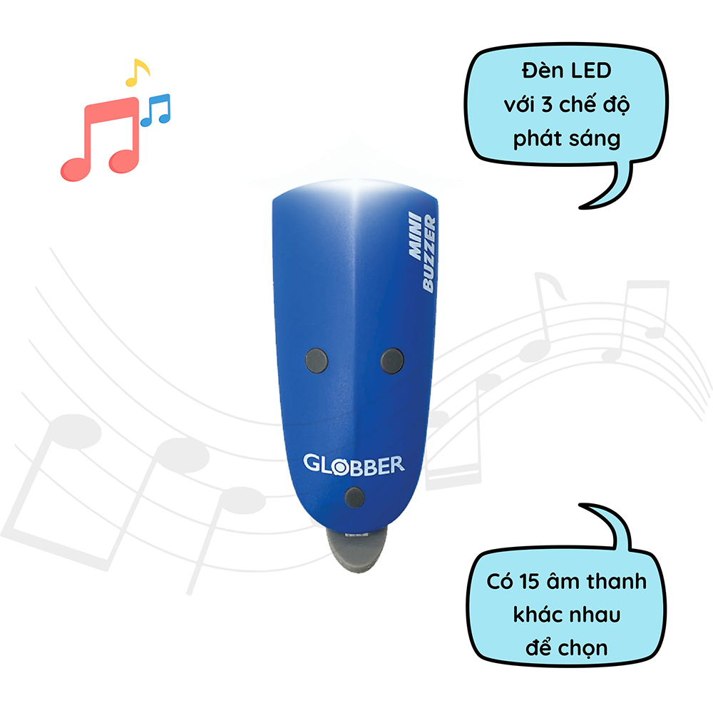  Bộ tín hiệu còi và đèn phát sáng GLOBBER MINI BUZZER 