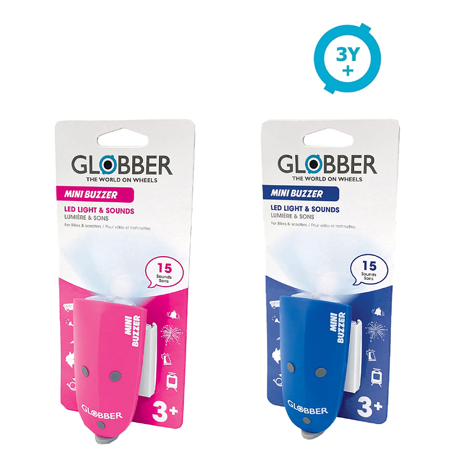  Bộ tín hiệu còi và đèn phát sáng GLOBBER MINI BUZZER 