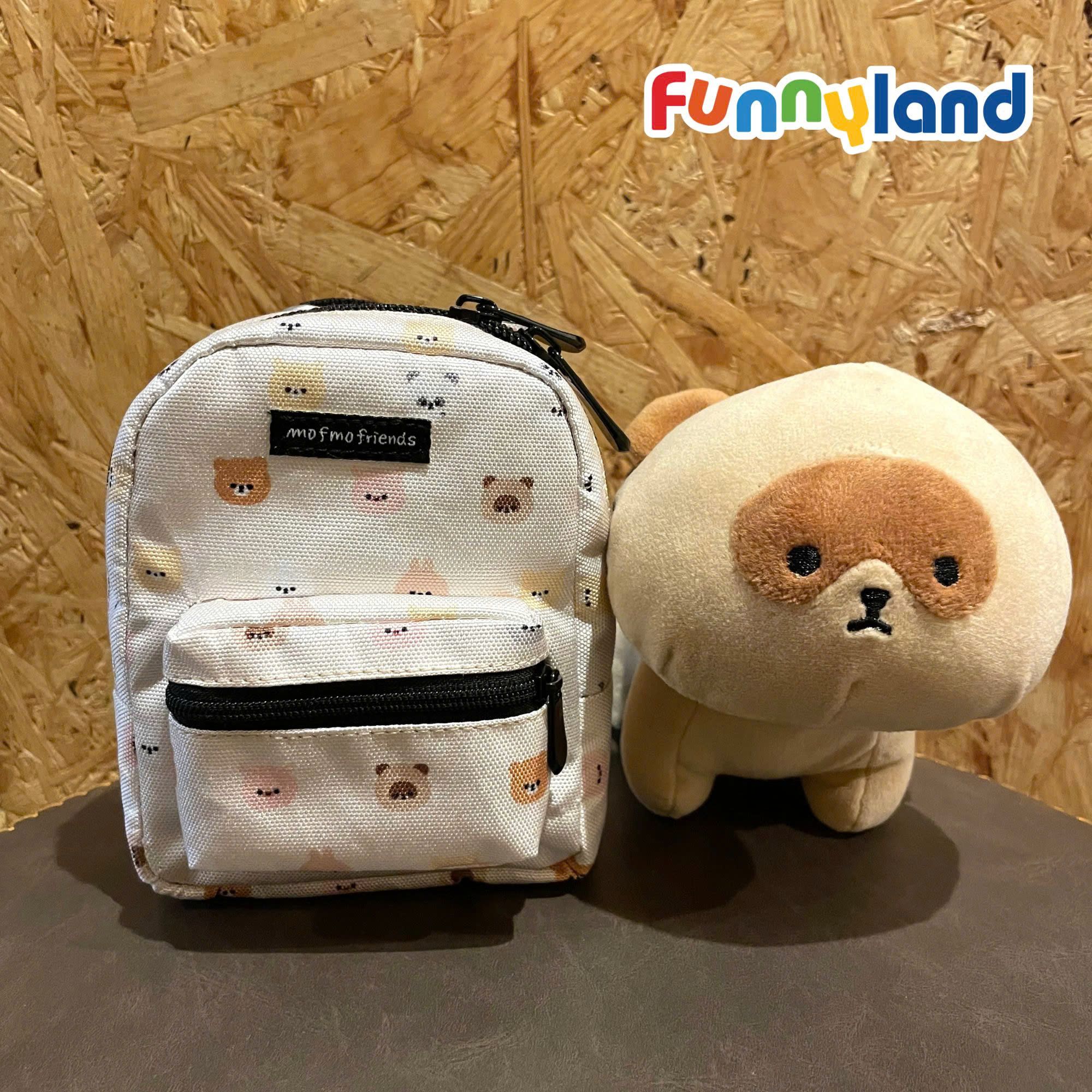 Phụ kiện MofmoFriends Mini Backpack with Carabiner Hook - Ivory
