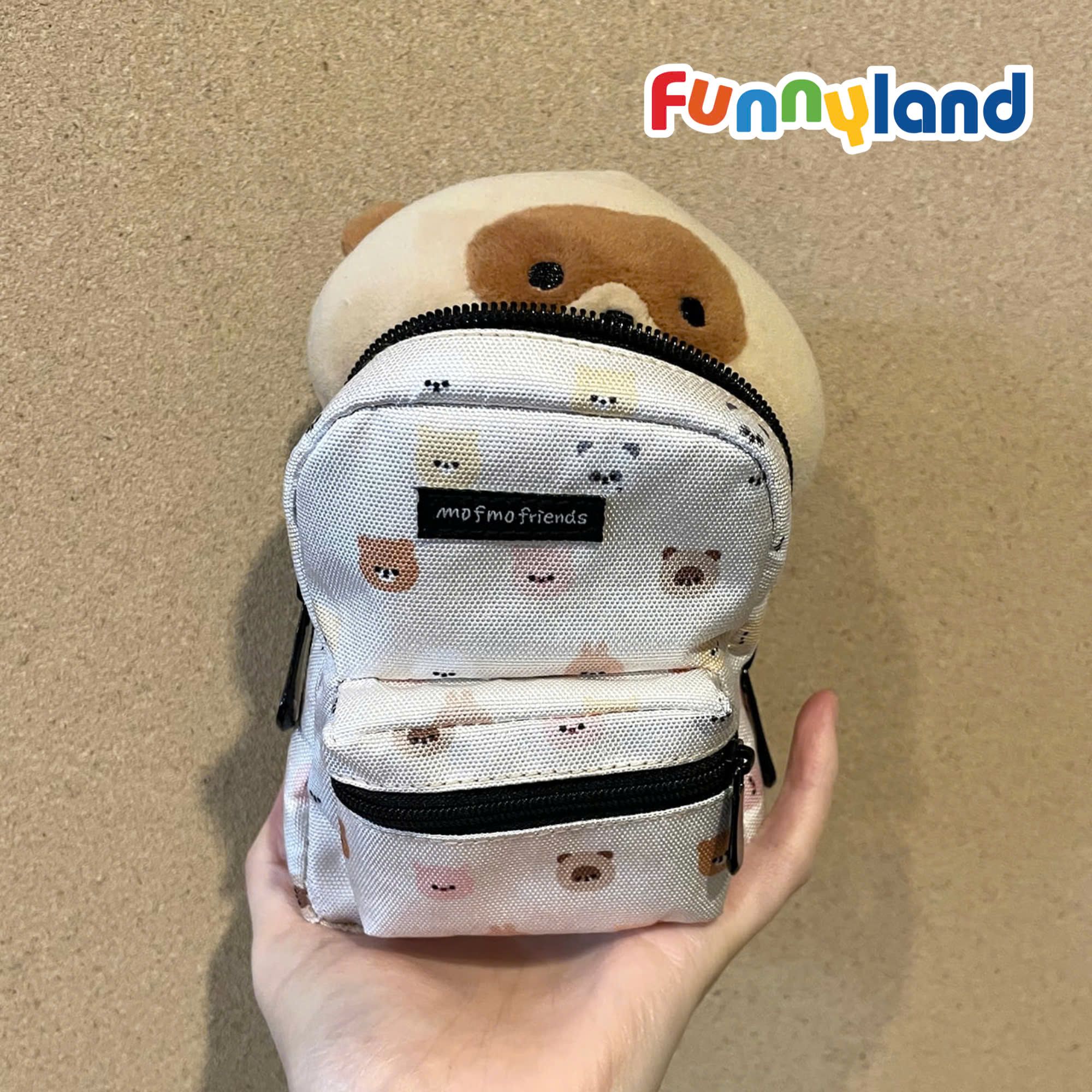 Phụ kiện MofmoFriends Mini Backpack with Carabiner Hook - Ivory