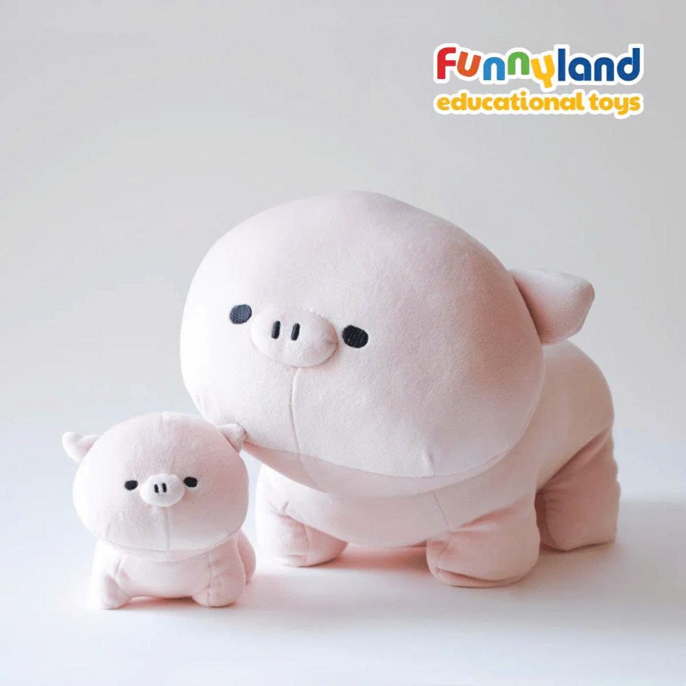 Gấu bông Nhật Bản Mofmo Friends - Chú Heo Micro Pig