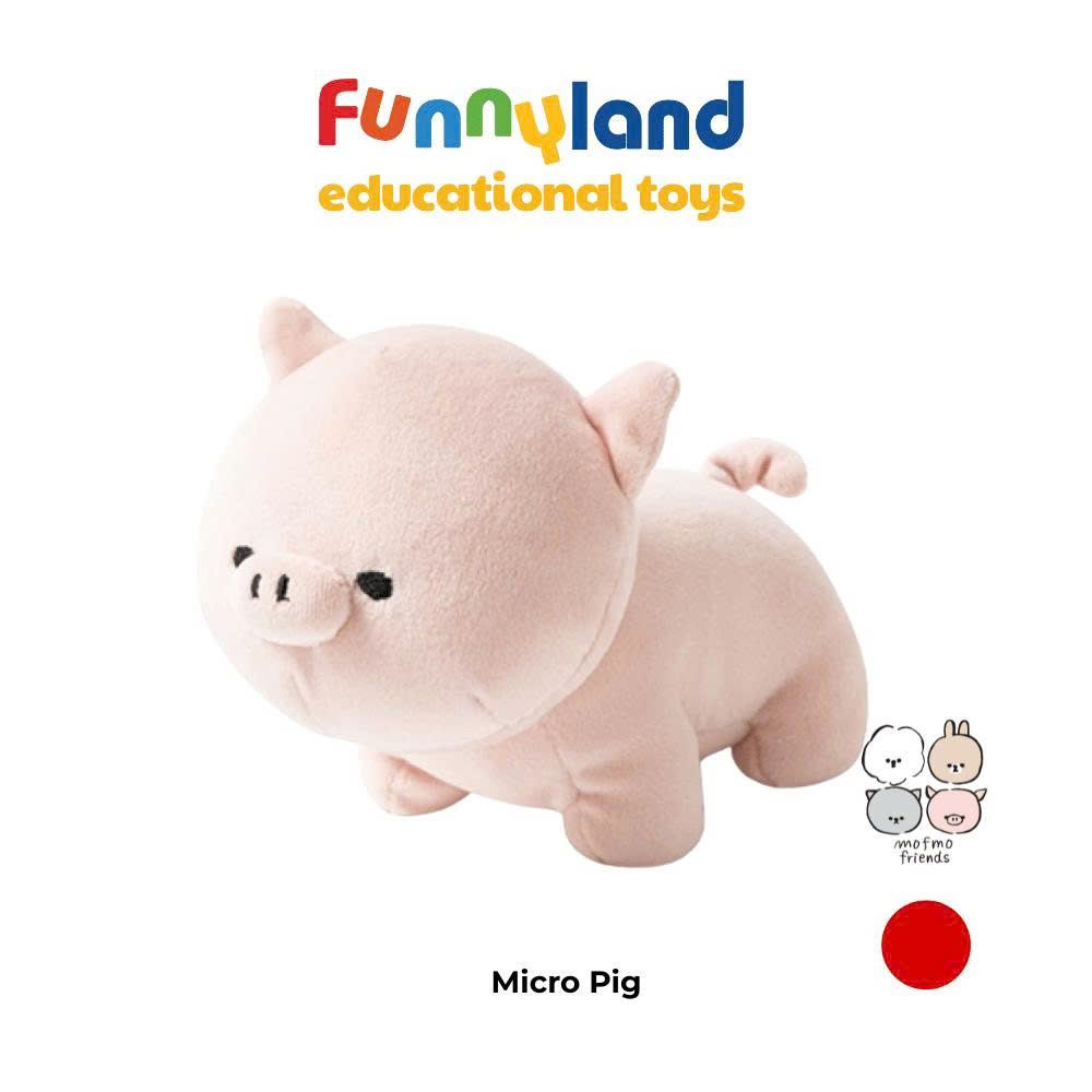 Gấu bông Nhật Bản Mofmo Friends - Chú Heo Micro Pig