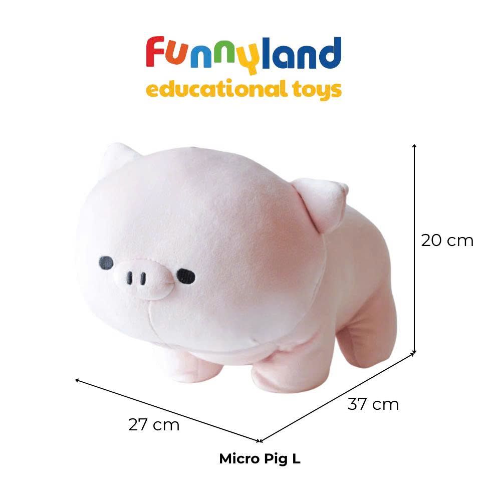 Gấu bông Nhật Bản Mofmo Friends - Chú Heo Micro Pig