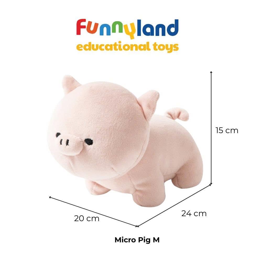 Gấu bông Nhật Bản Mofmo Friends - Chú Heo Micro Pig