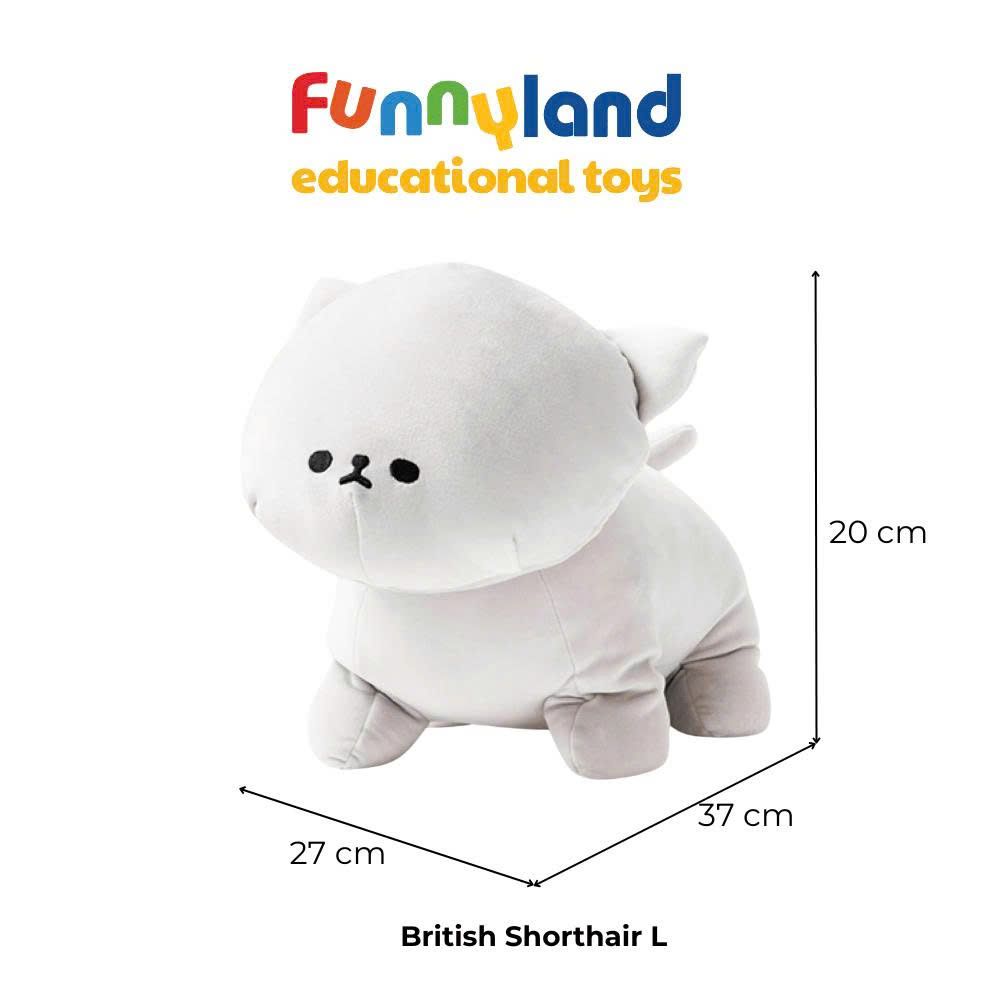 Gấu bông Nhật Bản Mofmo Friends - Chú Mèo British Shorthair