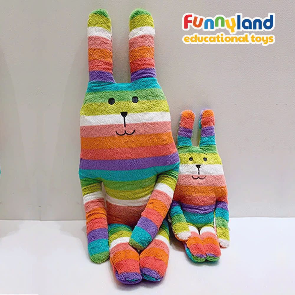 Gấu bông Nhật Bản Craftholic - Chú Thỏ Rainbow RAB