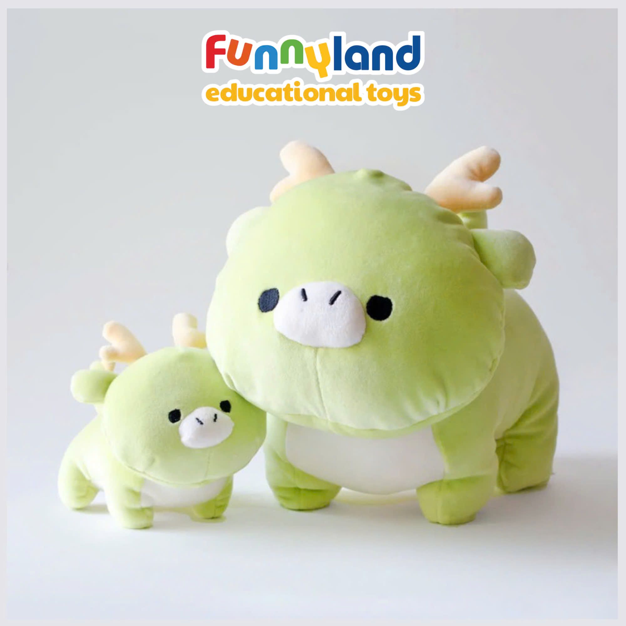Gấu bông Nhật Bản Mofmo Friends - Chú rồng xanh (Dragon)