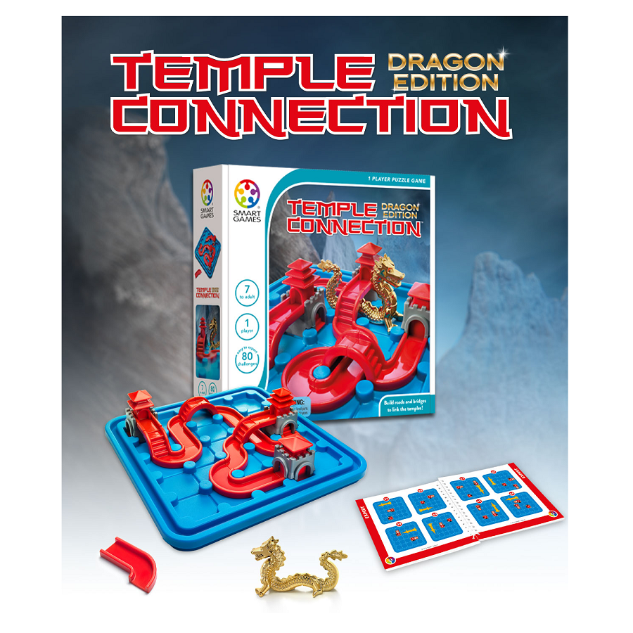  Đồ chơi thông minh Smartgames Thử Thách Temple Connection - Dragon Edition 