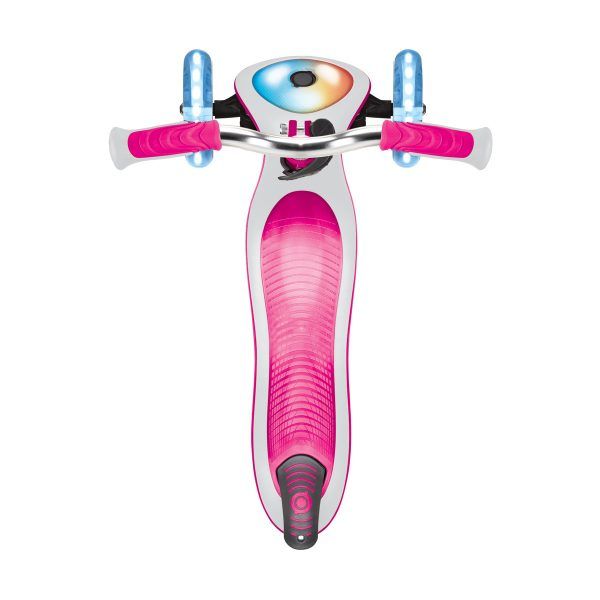  Xe trượt scooter 3 bánh gấp gọn có bánh xe và mặt trước phát sáng GLOBBER ELITE PRIME cho trẻ em từ 3 đến 9 tuổi (Xanh dương/Hồng) 