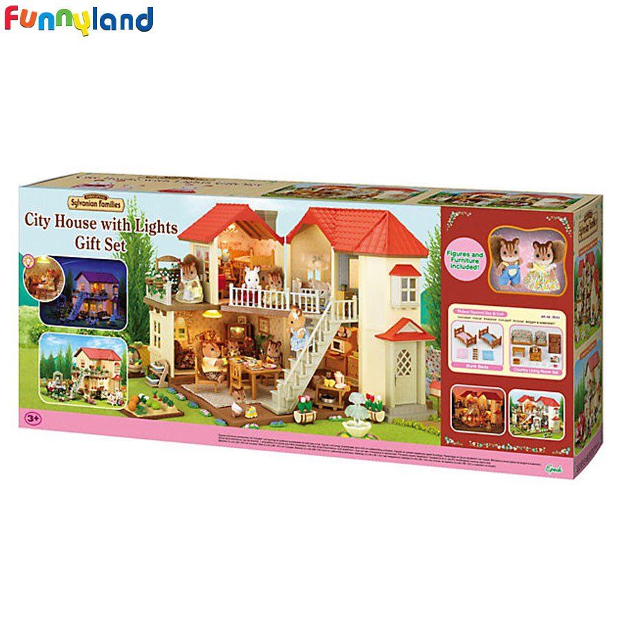 City House w/Lights Gift Set G
