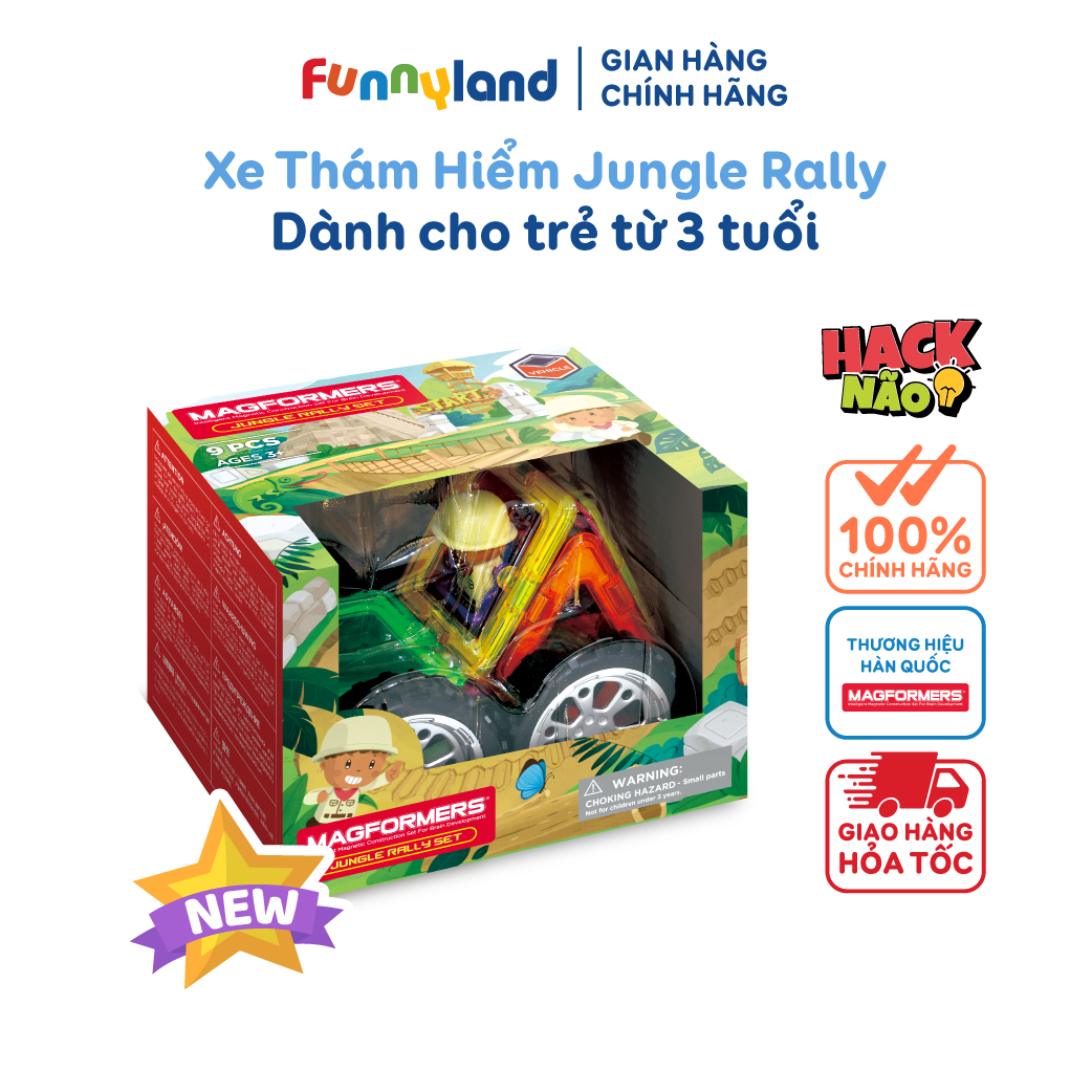Bộ Xe Thám Hiểm Jungle Rally (Kèm Nhân Vật)