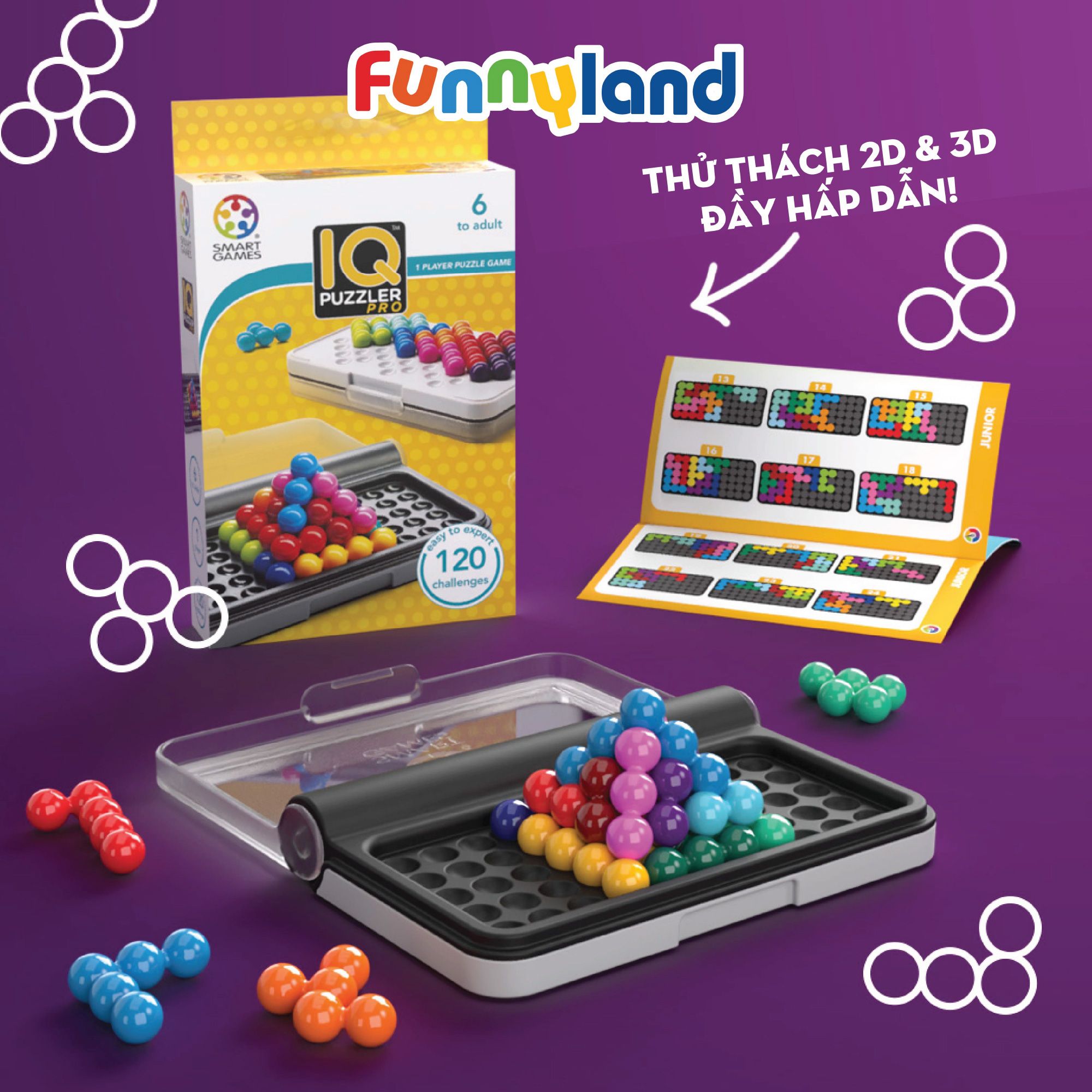 Đồ chơi trí tuệ SmartGames Thử thách IQ Pro (SG 455)