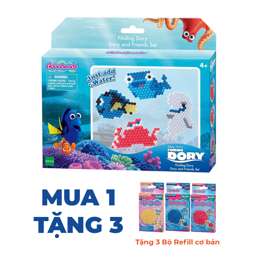 Bộ hạt sáng tạo Aquabeads Finding Dory và những người bạn