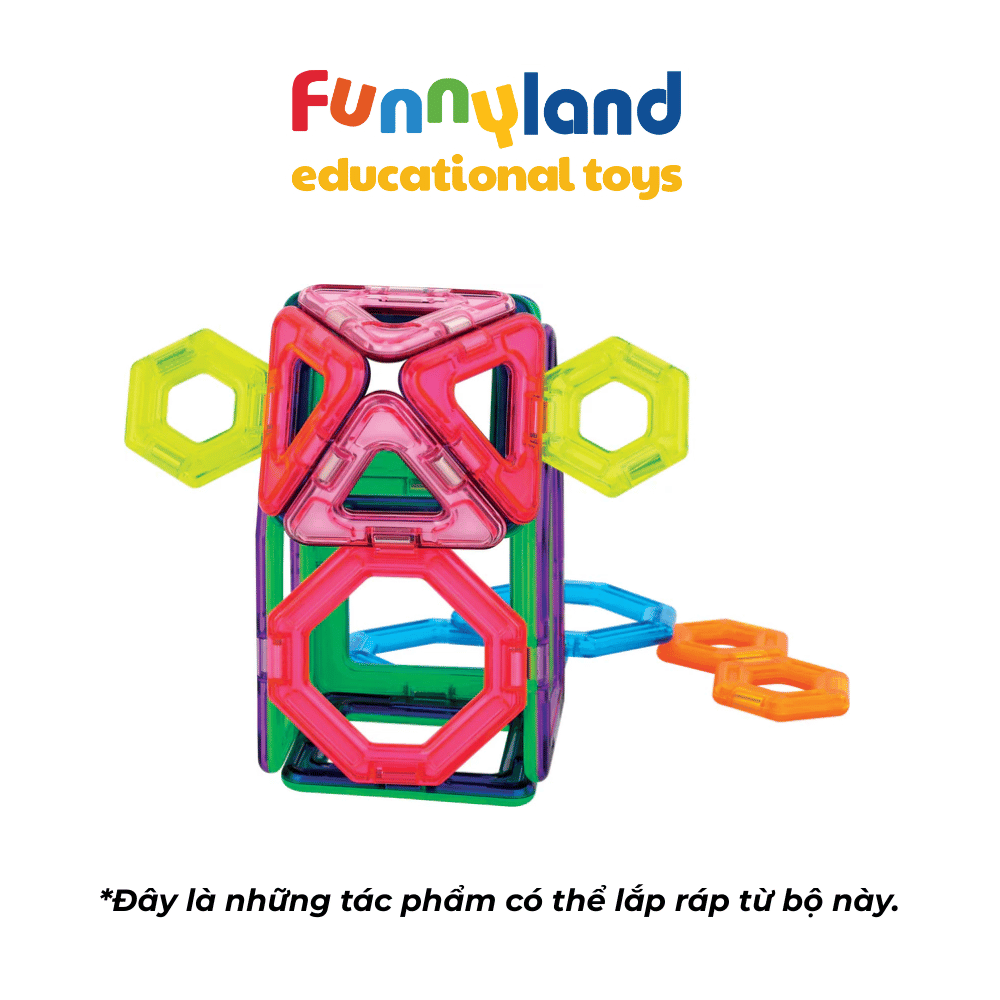 Đồ chơi xếp hình nam châm Hàn Quốc Magformers Bộ Khu Vườn Kỳ Diệu 27 chi tiết