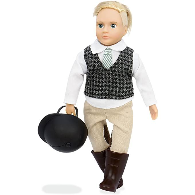 Búp bê bé trai Evan trang phục cưỡi ngựa (Lori)