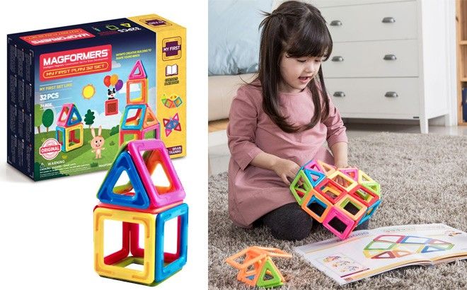 Khu vườn nam châm đầu tiên của bé - 32 miếng