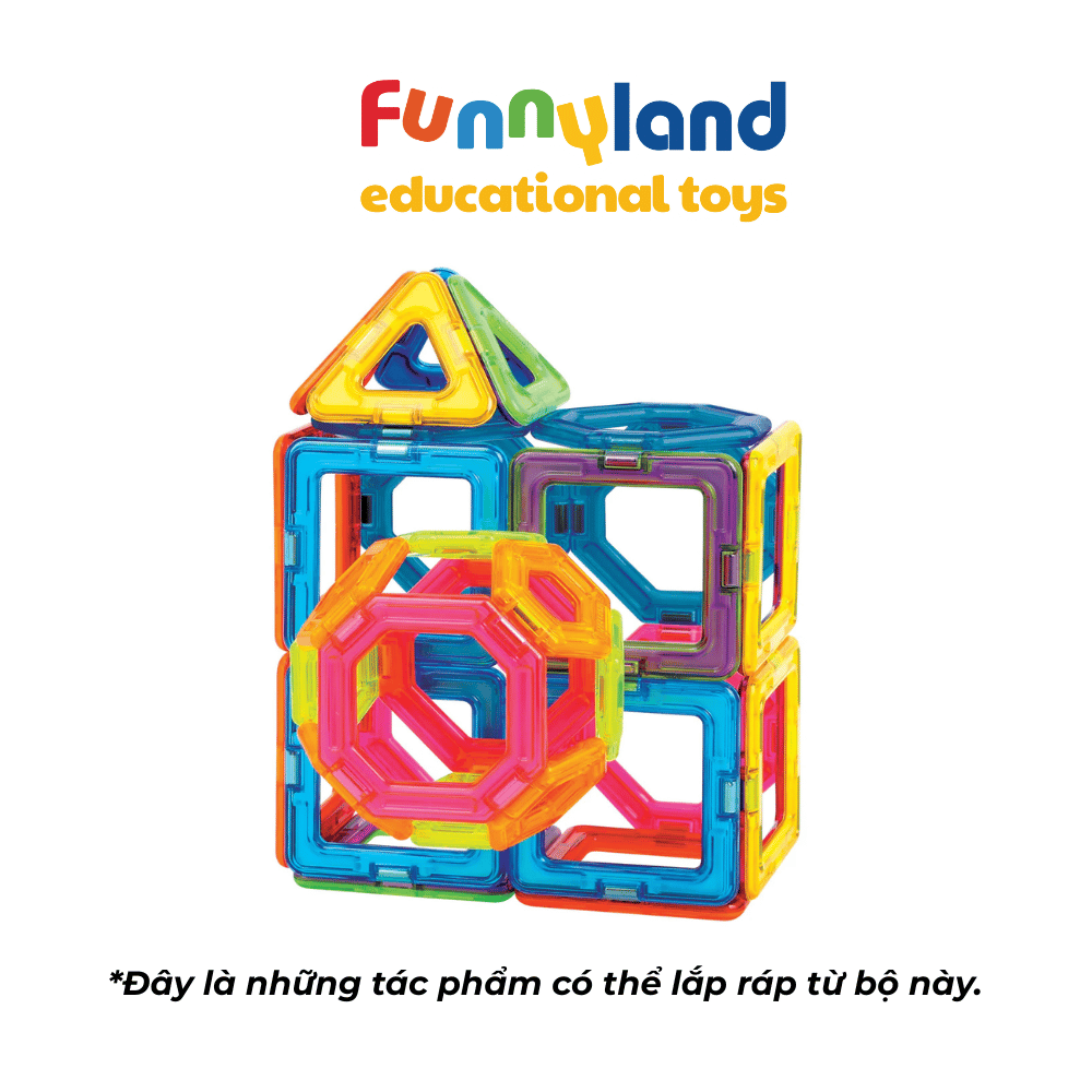Đồ chơi xếp hình nam châm Hàn Quốc Magformers Thử thách 30 mảnh