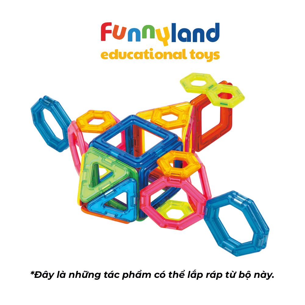 Đồ chơi xếp hình nam châm Hàn Quốc Magformers Thử thách 30 mảnh