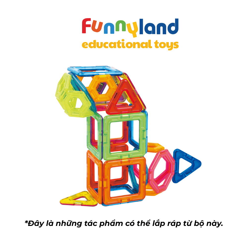Đồ chơi xếp hình nam châm Hàn Quốc Magformers Thử thách 30 mảnh