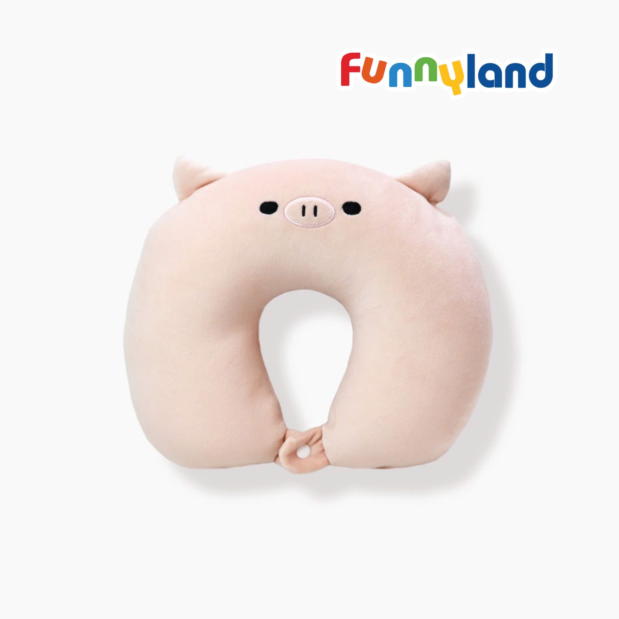 Phụ kiện Thú bông MofmoFriends Reversible Neck Pillow - Micro Pig