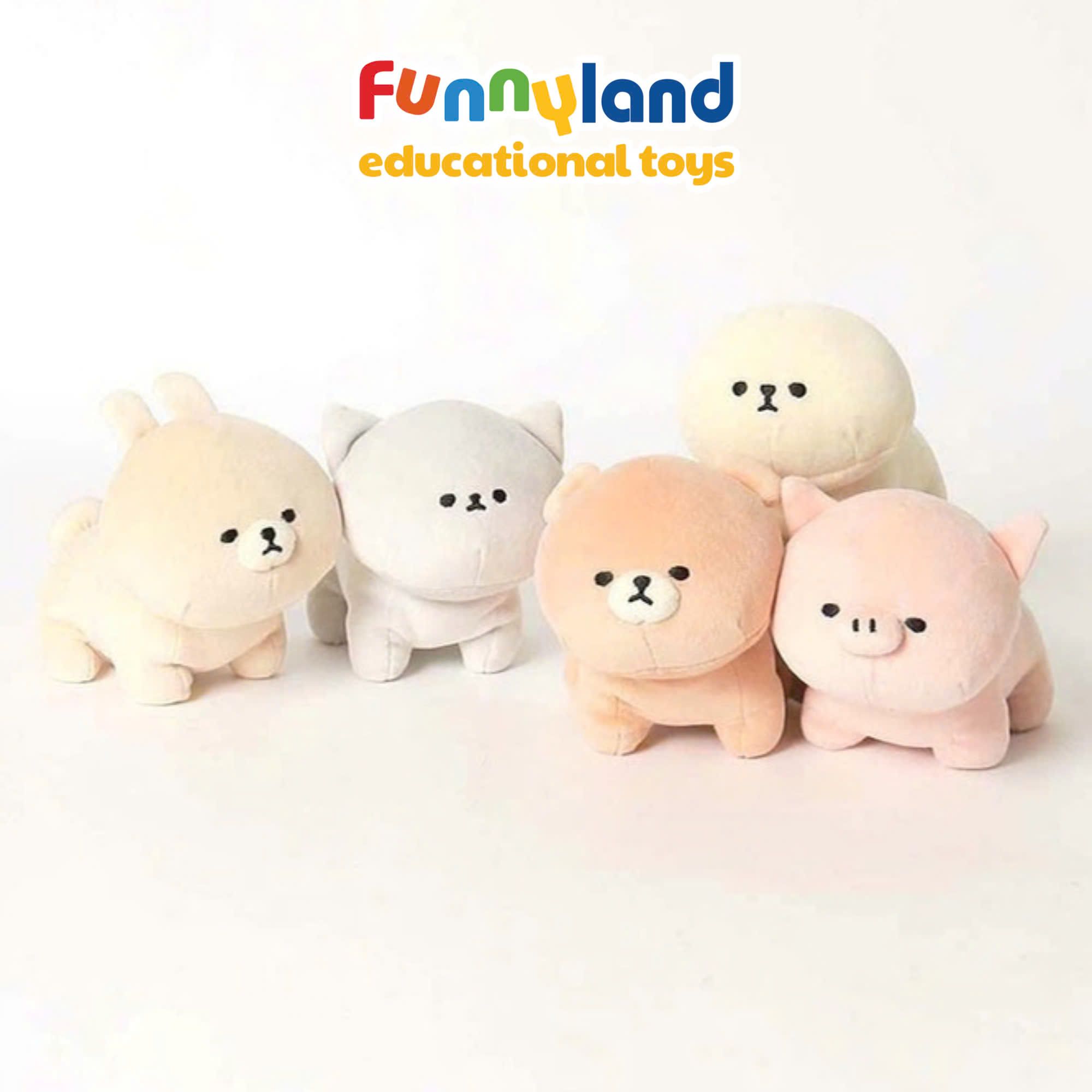Gấu bông Nhật Bản Mofmo Friends - Chú Heo Micro Pig