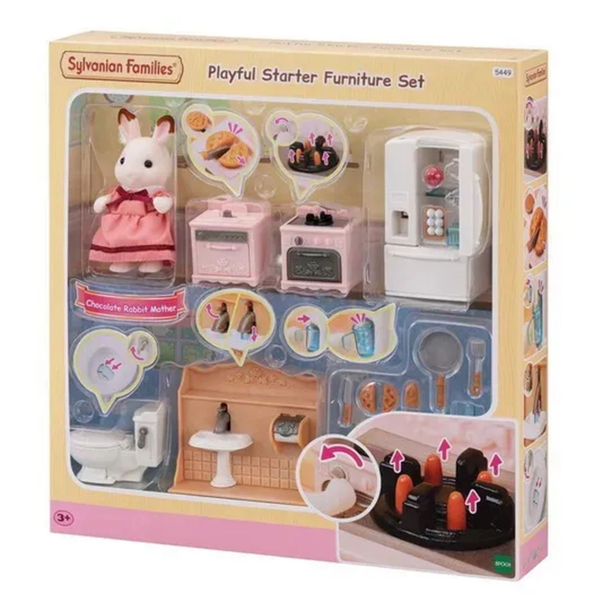 Bộ nội thất cơ bản Sylvanian Families - Playful Starter Furniture Set