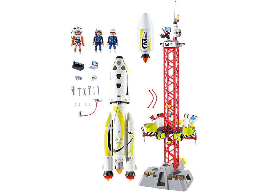TÊN LỬA MISSION VÀ BỆ PHÓNG - Mission Rocket with Launch Site