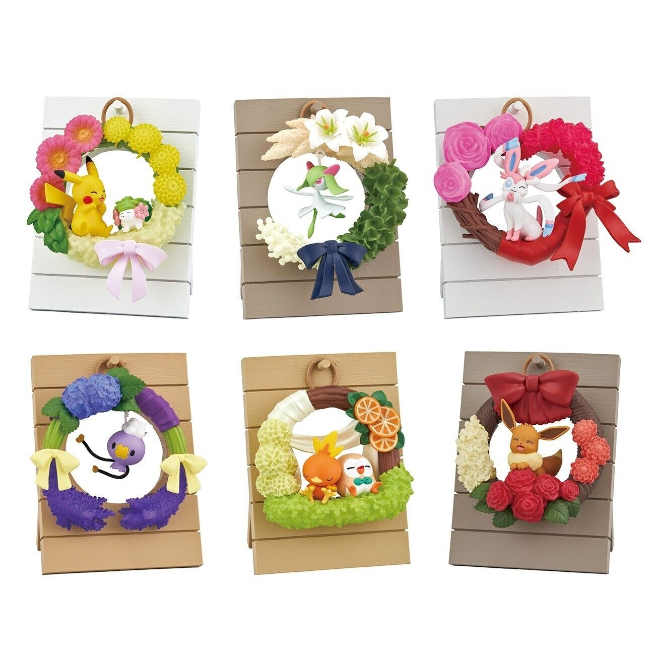  Mô hình Re-ment Pokémon Wreath colletion 2 Happiness Wreath (Random) 