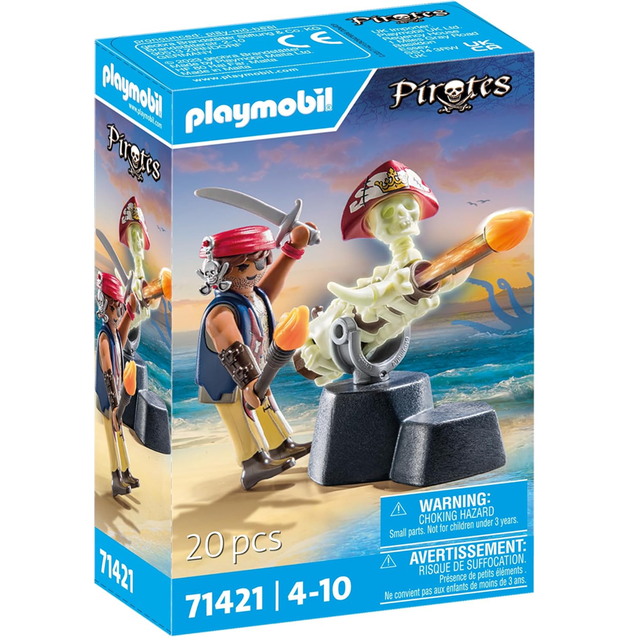 Đồ chơi mô hình Người bắn súng đại bác Playmobil